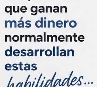 Aptitudes y habilidades con el dinero