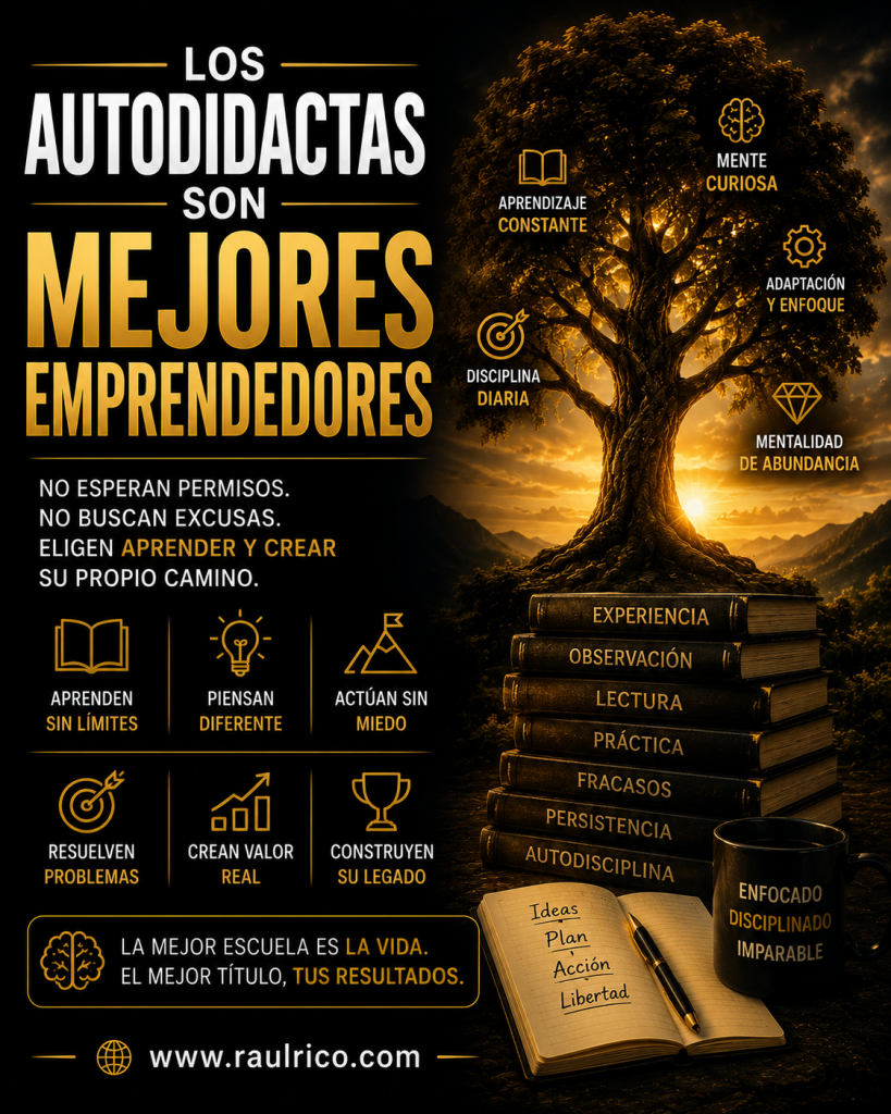 Los autodidactas son mejores emprendedores